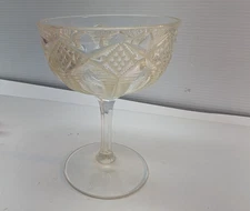 Libbey Hobstar Coupe Clear Glass Cocktail Bar Martini Stemware 4.5 Inch