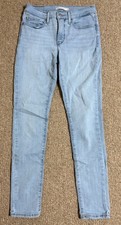 Levi's 311 Shaping Skinny Women's Light Blue Denim Jeans Size 27 Mid Rise