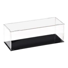 Acrylic Clear Display Box Protection Showcase Cube Show Case 30x10x10cm