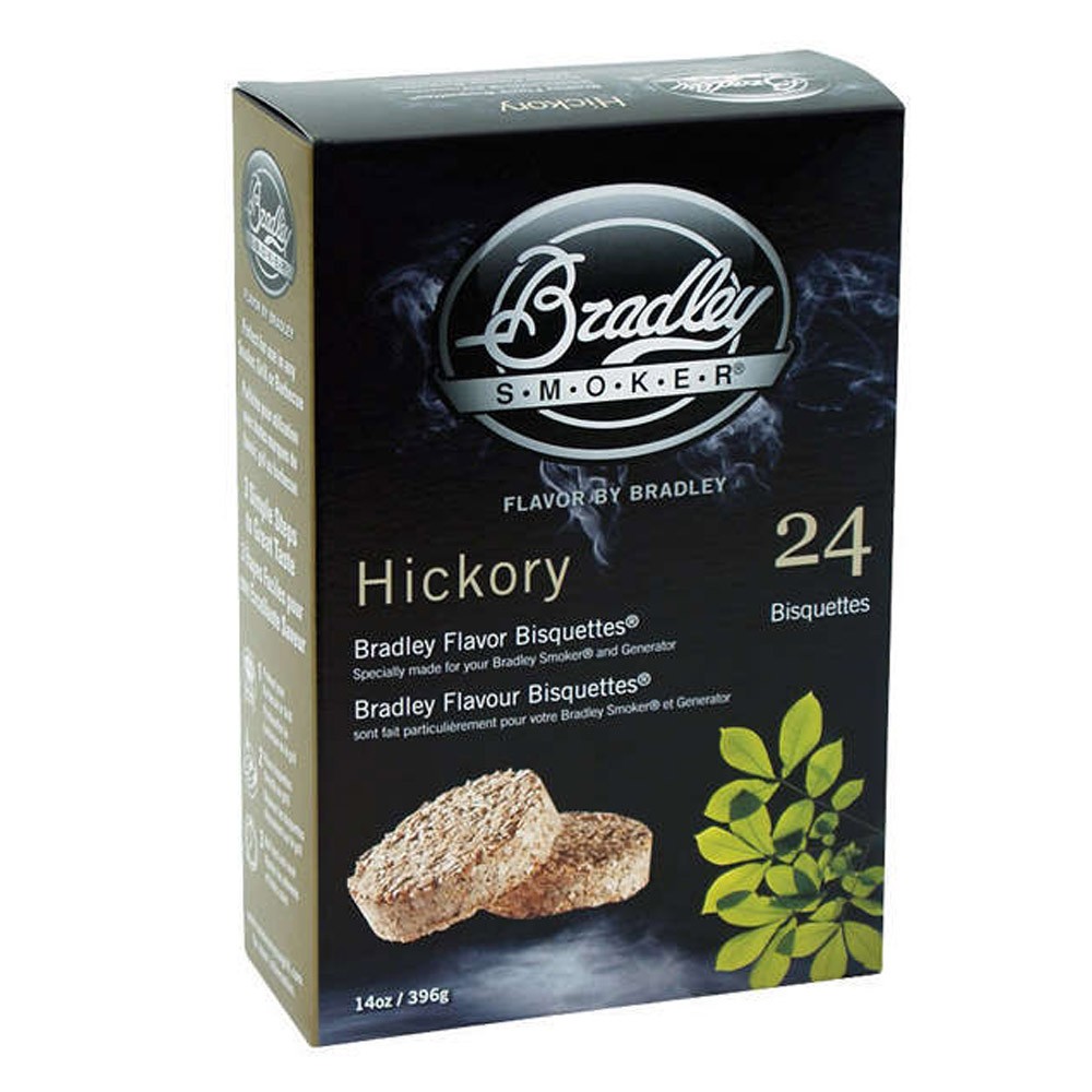 Bradley Smoker 24 Pack Hickory Flavor Smoke Bisquettes Premi
