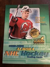 Martin BRODEUR Devils 1998-99 Aurora NHL Trading Cards Sales Brochure!