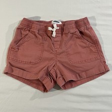 Old Navy Shorts Girls Youth L 10/12 Pink Adjustable Waist Leg Cuffs