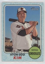 2017 Topps Heritage High Number Blue Border Hyun Soo Kim Hyun-Soo Kim #593 qf6