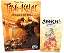 Tash-Kalar Arena of Legends Board Game (CGE / Z-Man) + Senshi (Complete English)