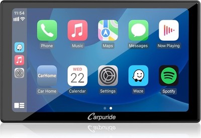 Carpuride 901A Portable CarPlay Android Auto 9 inch Backup Cam Universal Trucks