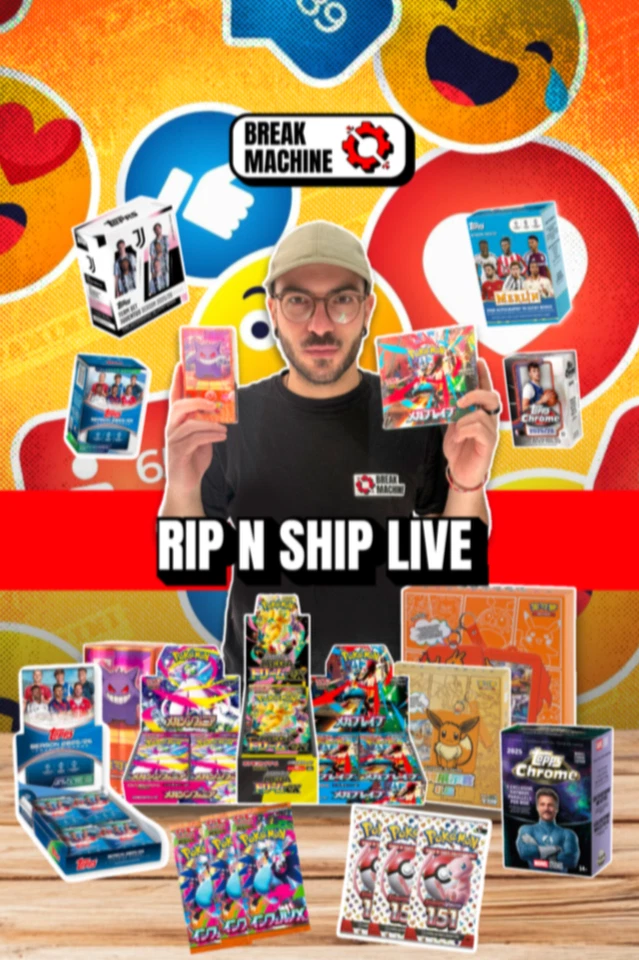 [LIVE] Carte Topps & Pokémon // RIP & SHIP // Break Machine - 11/03