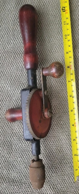 Craftsman Vintage No 107.1 Hand Crank Drill USA