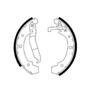 Bosch Bremsbacken hinten für VW Lt