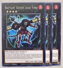 x3 Battlin' Boxer Lead Yoke - LD10-EN057 - Rare - 1st Edition Yu-Gi-Oh! M/NM