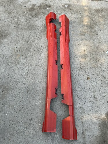 Ford Fiesta Zetec S ST-Turbo 3 Door Side Skirts Set Molten Orange Mk7 2008/2017 - Picture 7 of 8