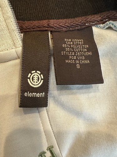 VINTAGE MENS ELEMENT Earth Wind Water Fire Y2K Jacket Small - Picture 3 of 3
