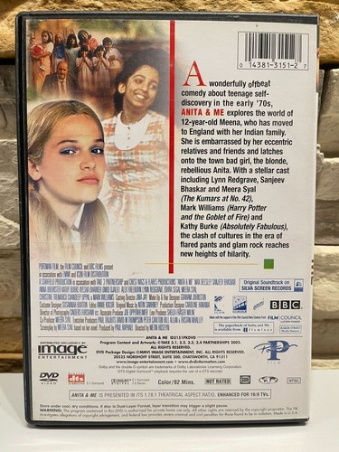 ANITA & ME 2002 MAX BEESLEY SANJEEV BHASKAR ANNA BREWSTER KATHY BURKE USED DVD - Picture 2 of 4