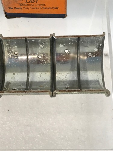 Monmouth 32-38 Ford Flathead V8 CB7 Flanged Connecting Rod Bearings Cadmium - Picture 5 of 9