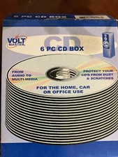 Volt Master Disk 6 PC CD BOX Pack Brand New DVD CD Superior Protection- Black