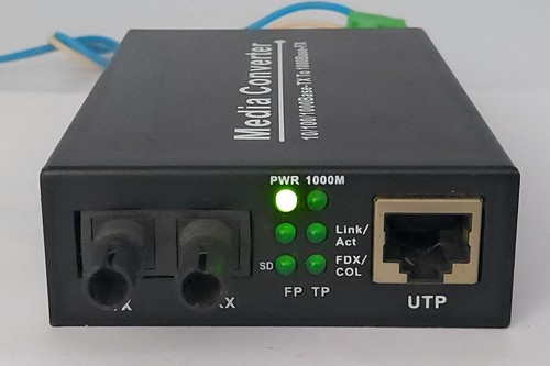 Berlite MG-G1855-ST Faser Medien Converter 10/100/1000M Duplex MM St Anschluss - Bild 4 von 9