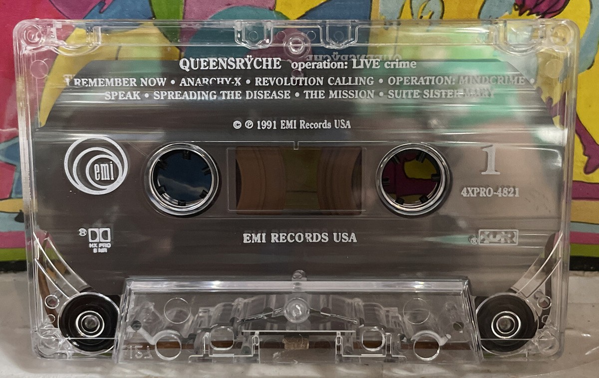 Queensryche Operation Live Crime Cassette & VHS Box Set | eBay