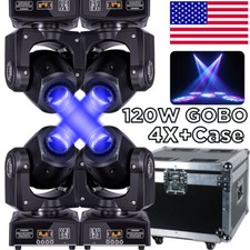 120W LED Beam Moving Head Light 8Gobo RGBW DJ Disco Show Strobe Stage Lighting