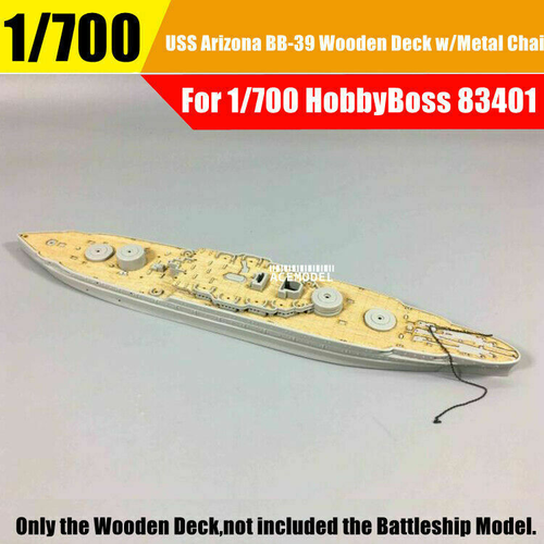 1/700 USS Arizona BB-39 1941 Kit super dettagli corazzata per HobbyBoss 83401 - Foto 5 di 8