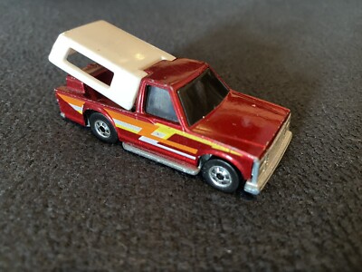 Hot Wheels Crack Up Red Pickup Truck Back Biter Mattel 1984 Metal Flake ...