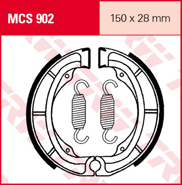 Freins arrière TRW MCS902 pour Suzuki SP370 - 2