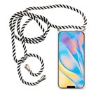 Apple iPhone 12 / 12 Pro Łańcuszek do telefonu Etui z paskiem do zawieszenia Sznurek Czarny