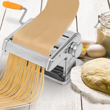 Stainless Steel Fresh Pasta Maker Roller Machine for Spaghetti Noodle Fettuccine