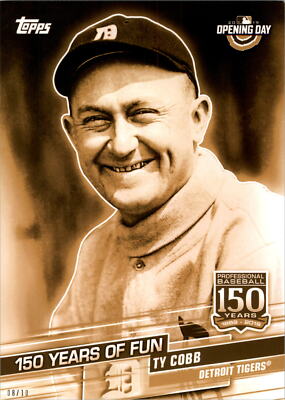 2019 Topps Opening Day 5x7 150 Years of Fun Gold YOU PICK #d 08/10