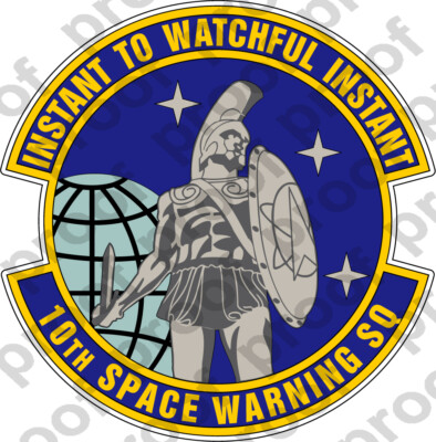 STICKER USAF 10TH SPACE WARNING SQUADRON | eBay