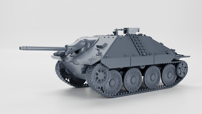 Jagdpanzer 38 (Hetzer) (Deutschland, 2.WK) verschiedene Maßstäbe 3D gedruckt