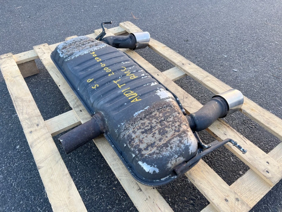 2000-2006 AUDI TT 8N MK1 QUATTRO DUAL TIP EXIT EXHAUST MUFFLER OEM 8N0 253 611 G - Image 2 of 4