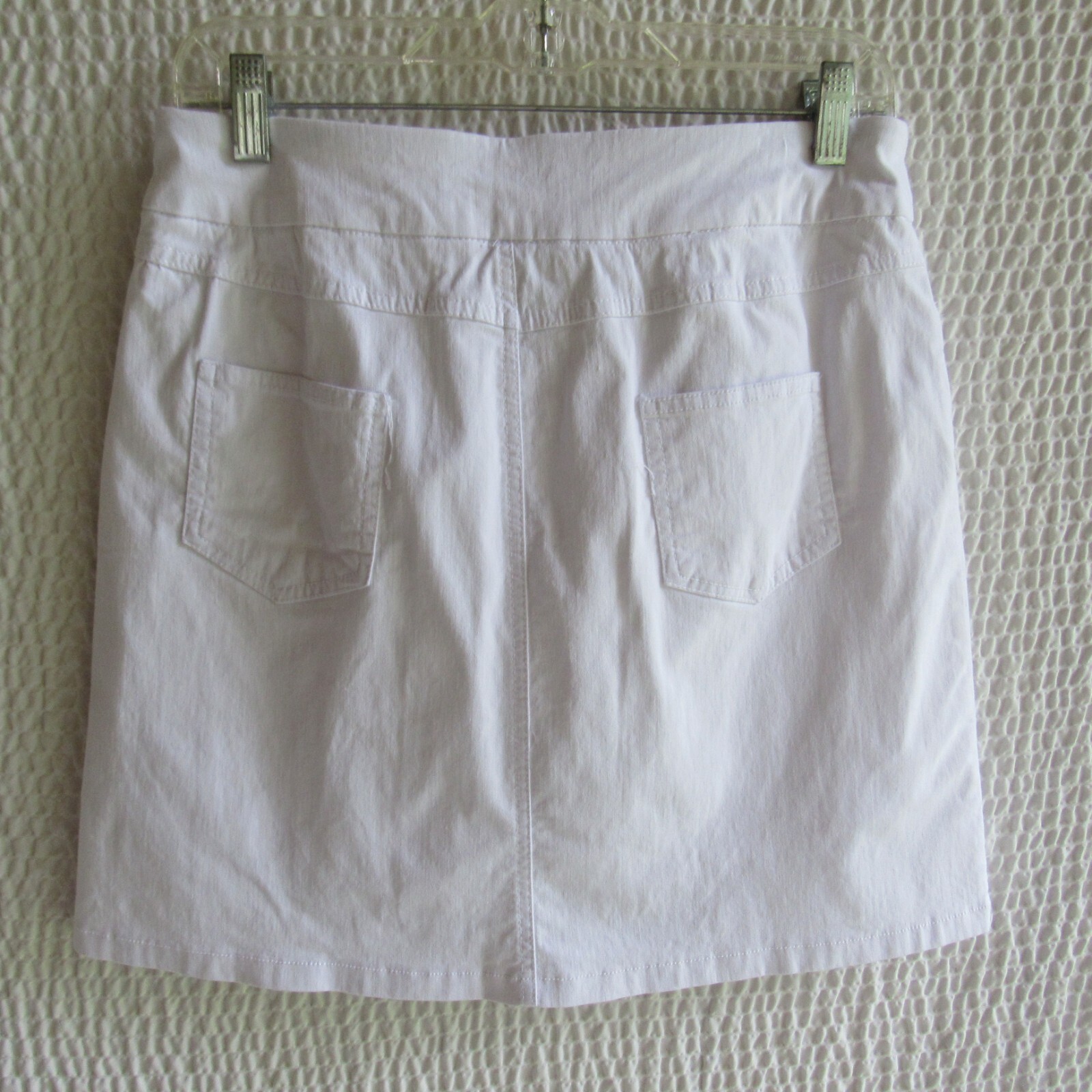 Slimsation Pull on Skort 12 Solid White Shorts Sk… - image 5