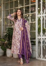 Women' s Pure Cotton Embroidery Kurta with Pant  Dupatta