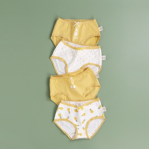 4-Pack Little Girls' Underwear Toddler Comfort Panties Baby Soft Cotton Briefs - Picture 22 of 50