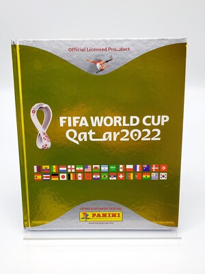 Panini Fifa Qatar 2022 Gold Hardcover Album + Complete Set USA