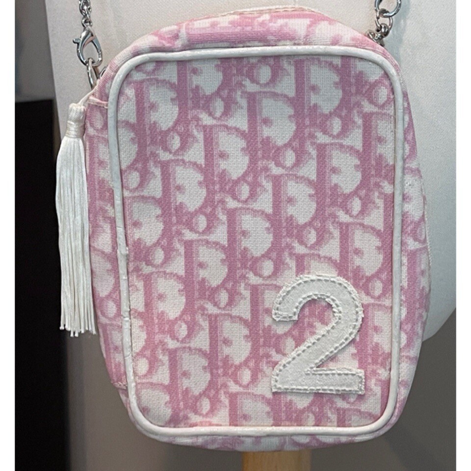 ✨Authentic Christian Dior Y2K Diorissimo Girly Pink Monogram