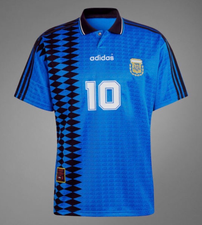 Adidas ARGENTINA 1994 AWAY JERSEY IS0266 Sz Medium NEW NWT