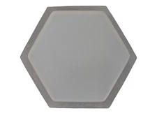 Plain Smooth Hexagon 9 inch Patio Paver Stepping Stone Concrete Mold 2034