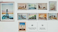 CHARLES MULVEY Washington Artist - Lot of 10 different watercolor prints -See ea