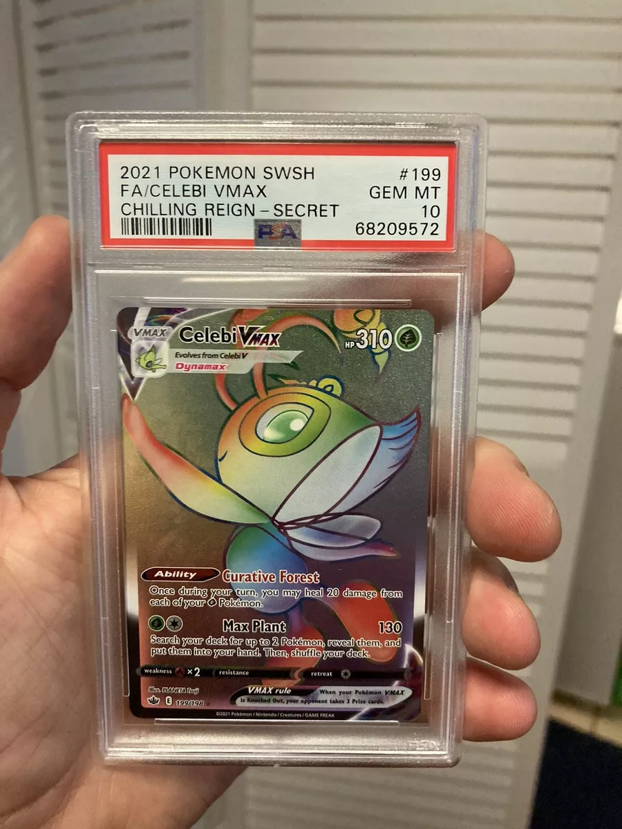 Carta Pokémon Mítico Celebi Vmax Reinado Arrepiante