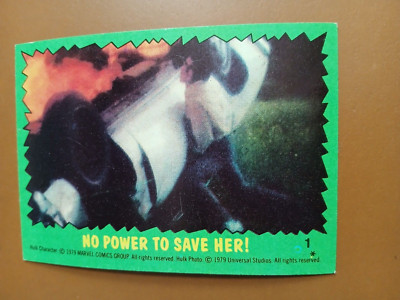 1979 Topps Incredible Hulk Trading Cards U Pick Choose BIXBY FERRRIGNO