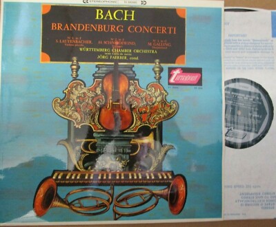 TV 34044S Bach Brandenburg Concerti / Lautenbacher / Galling / Faerber / WCO