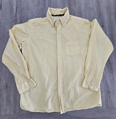 Red Camel mens  authentic long sleeve  yellow shirt, size Large.