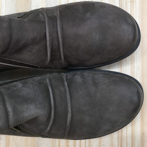 Aetrex Shoes Womens 10 Katie Slip On Loafers Brown Leather Zipper Casual Low - Picture 7 of 19