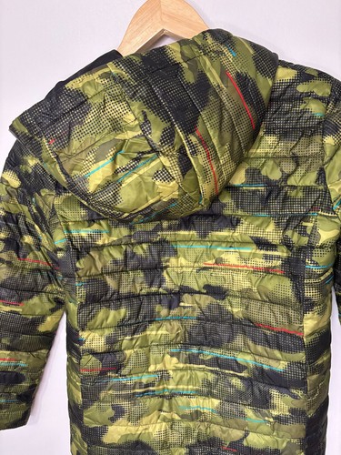 Lands End Kids Primaloft  Winter Coat With Hood Kids Size Large (10-12) Green - Picture 5 of 6