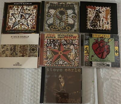Steve Earle Collection  Low Alive Revolution Corazon Simple Train Blues (7 CD)