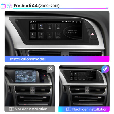 Für Audi A4 A5 B8 S4 Android 13 8.8'' Autoradio CarPlay DAB+ BT 6+128GB GPS Navi