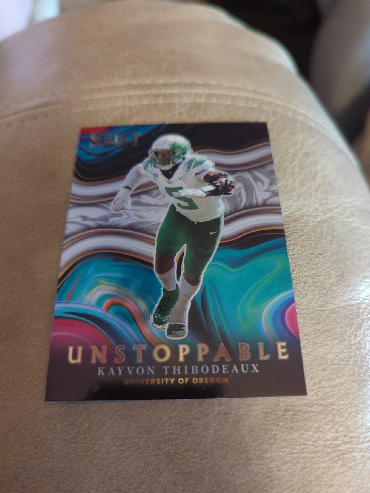 Kayvon Thibodeaux Panini Select Draft Picks Unstoppable #USKT Base