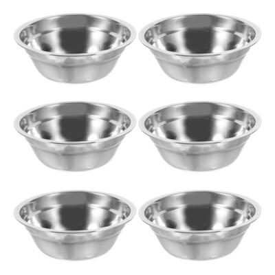  6 Pcs Mixing Bowl Stainless Steel Mask Facial Essential Oil Bowls Face