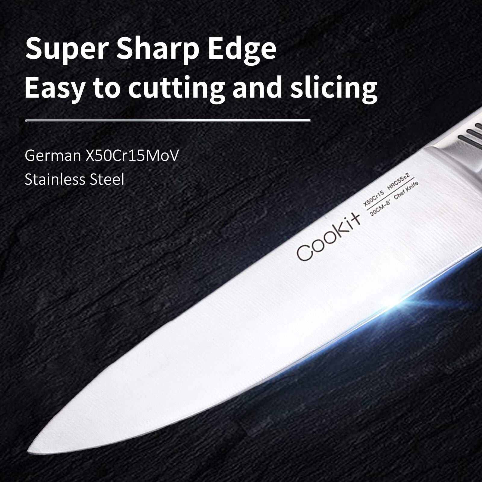 Kitchen Knife Set, 15 Piece Knife Set Chef Knives Non-Stick 2To 8 days Delivery