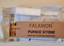 2 Pack Pumice Stone for Toilet Bowl Cleaning with Handle, Scouring Stick White